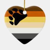 Bärenflagge Keramik Ornament (Hinten)