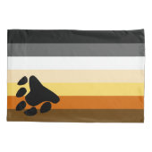 Bärenflagge Kissenbezug (Rückseite-Links)