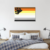 Bärenflagge Leinwanddruck (Insitu (Schlafzimmer))