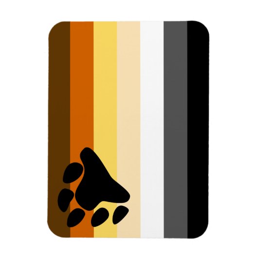 Bärenflagge Magnet (Vertikal)