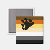 Bärenflagge Magnet (Vorderseite/Rückseite)
