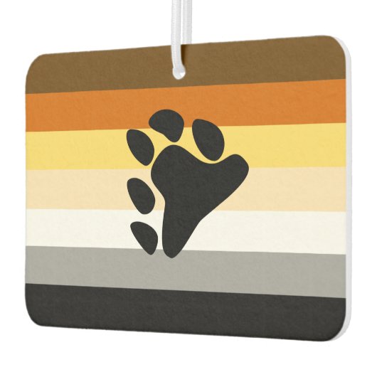 Bärenflagge mit Paw Autolufterfrischer (Links)