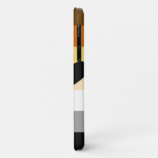 Bärenflagge mit Paw Case-Mate iPhone Hülle (Hinten/Links)