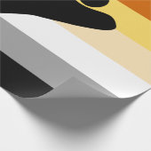 Bärenflagge mit Paw Geschenkpapier (Ecke)