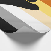 Bärenflagge mit Paw Geschenkpapier (Ecke)
