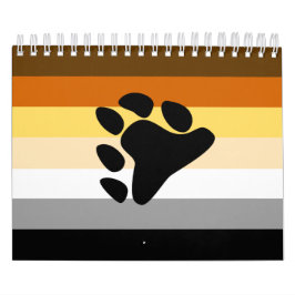 Bärenflagge mit Paw Kalender