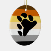 Bärenflagge mit Paw Keramik Ornament (Rechts)