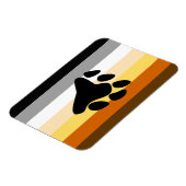 Bärenflagge mit Paw Magnet (Linke Seite)