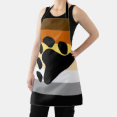 Bärenflagge mit Paw Schürze (InSitu)