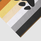Bärenflagge mit Paw Seidenpapier (Ausschnitt)