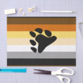 Bärenflagge mit Paw Seidenpapier (Handwerk)