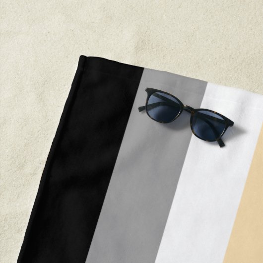 Bärenflagge mit Paw Strandtuch (Beispiel)