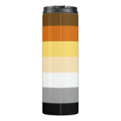 Bärenflagge mit Paw Thermosbecher (Rückseite)