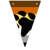 Bärenflagge mit Paw Wimpelkette (Dritte Fahne)