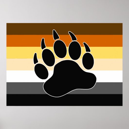 Bärenflagge Poster (Vorne)