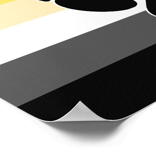 Bärenflagge Poster (Ecke)