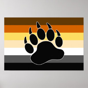Bärenflagge Poster