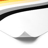 Bärenflagge Poster (Ecke)