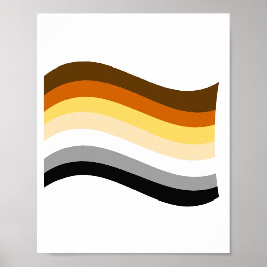 Bärenflagge Poster (Vorne)