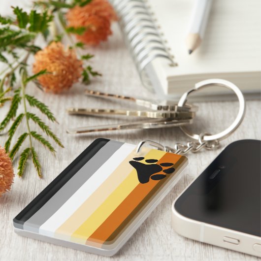 Bärenflagge Schlüsselanhänger (Vorderseite rechts)