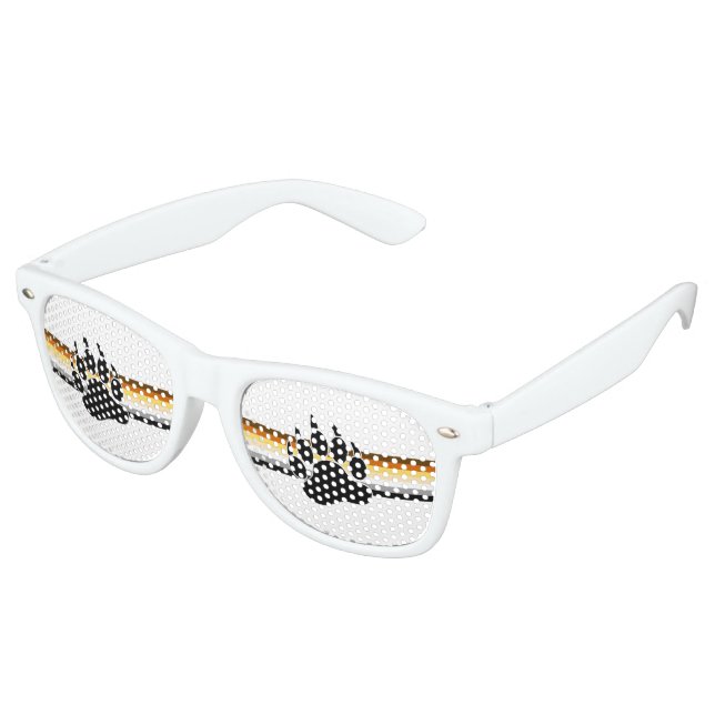 Bärenflagge Sonnenbrille (Schrägansicht)