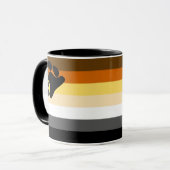 Bärenflagge Tasse (Vorderseite Links)