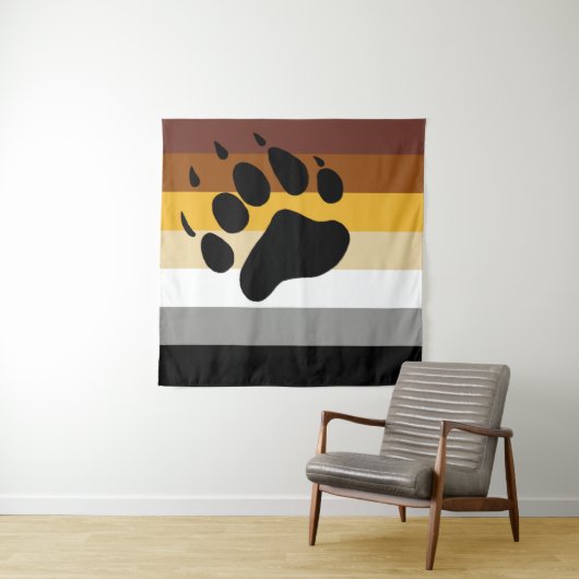 Bärenflagge Wandteppich (Beispiel)