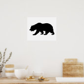 Bärenform Poster (Küche)