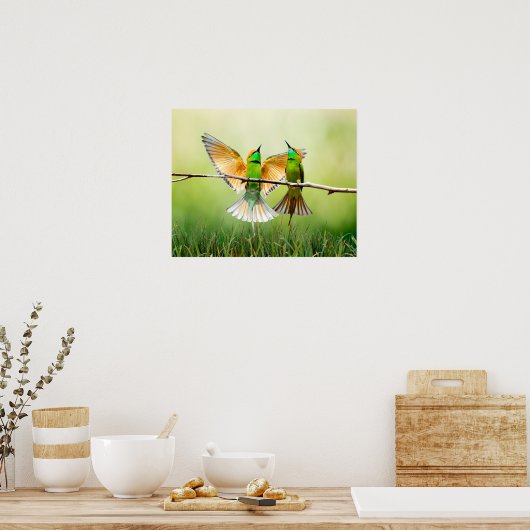 Bärenfresser Bird Poster (Küche)