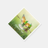 Bärenfresser Bird Serviette (Ecke)