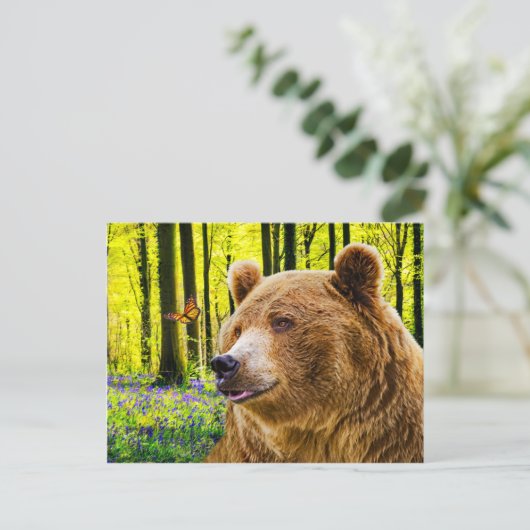 "Bärenfreude" Postkarte (Stehend Vorderseite)