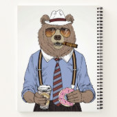 Bärenfrühstück Notizblock (Rückseite)