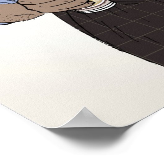 Bärenfrühstück Poster (Ecke)