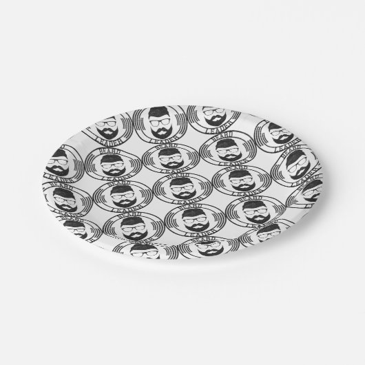 Bärenführer Pappteller (Schrägansicht)