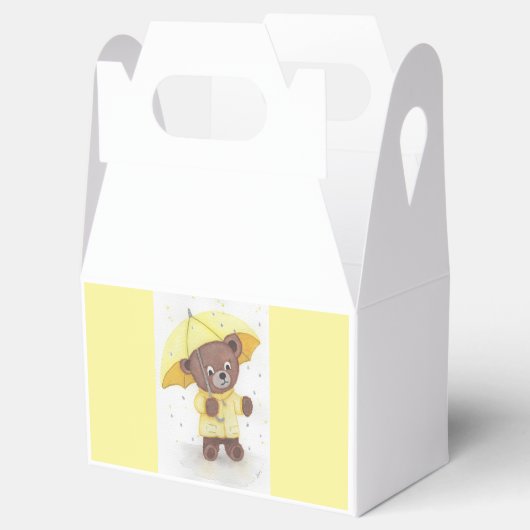 Bärenfuß im Rain Teddy Bear Geschenkschachtel (Geöffnet)