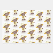 Bärenfuß im Regen Geschenkpapier Set (Vorderseite 3)