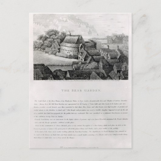 Bärengarten, 1647 postkarte (Vorderseite)