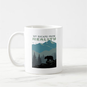Bärengebirge entfliehen Realität Wandern Kaffeetasse