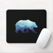 Bärengebirge Grizzi Camping Wandern Mousepad (Mit Mouse)