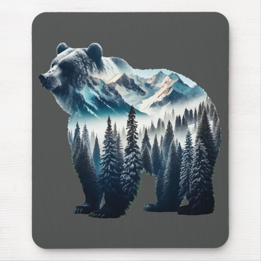 Bärengebirge und Wälder Mousepad (Vorne)