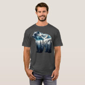 Bärengebirge und Wälder T-Shirt (Vorne ganz)