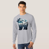 Bärengebirge und Wälder T-Shirt (Vorne ganz)