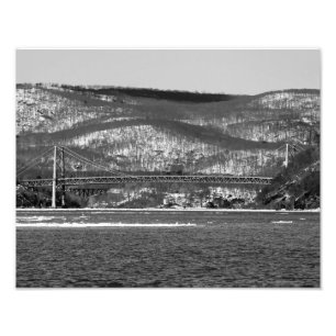 Bärengebirgsbrücke B/W Fotodruck