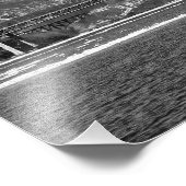 Bärengebirgsbrücke B/W Fotodruck (Ecke)