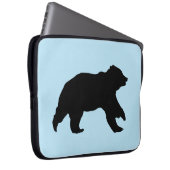 Bärengehäuse Silhouette Laptopschutzhülle (Vorne Rechts)