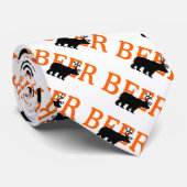 Bärengehirsch oder Bier Krawatte (Gerollt)