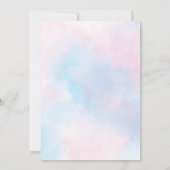 Bärengeschlecht: Junge oder Mädchen Einladung (Rückseite)