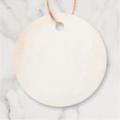 Bärengeschlecht muss mit einer neutralen Babydusch Geschenkanhänger (Rückseite)