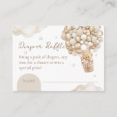 Bärengeschlecht-Neutral-Baby-Duschdusche-Windeln-R Begleitkarte (Vorderseite)