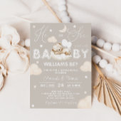 Bärengeschlecht offenbart neutrale Moderne Einladung